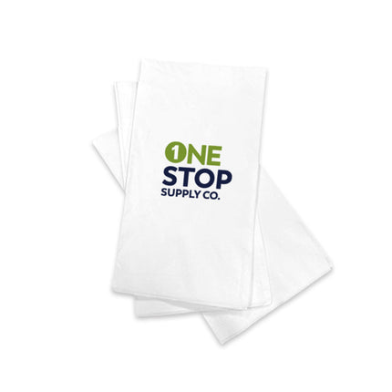 [Customize] Composite Paper 1/8 Fold White Dinner Napkin 2 Ply 15 3/4” x 15” 2000pcs/Case