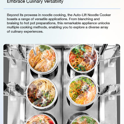 Commercial Electric Automatic Noodle Cooking Equipment