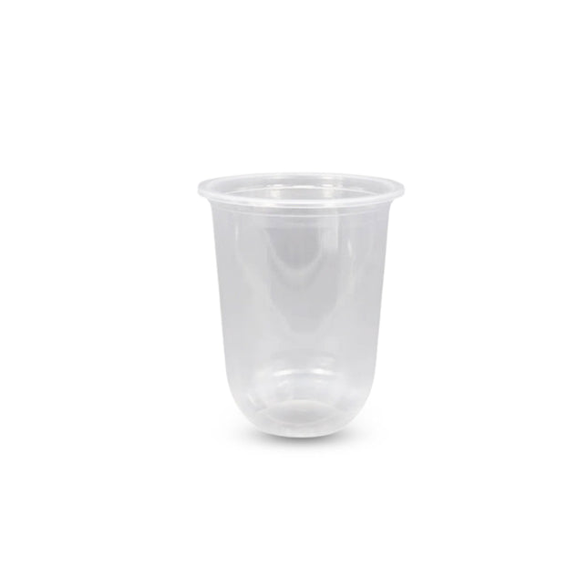 Diameter 90-500ml /16oz U Shape Clear Thin Wall Plastic Cold Cup 1000pcs/Case