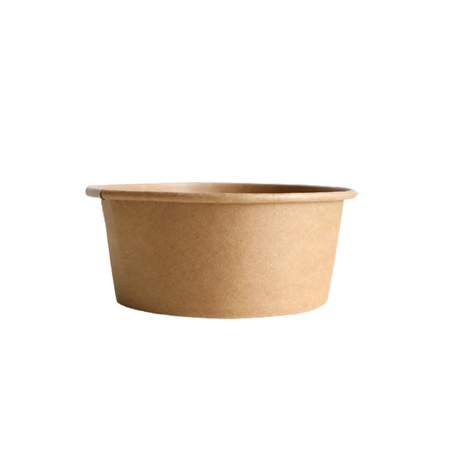 [Customize] Diameter 140mm-680ml / 24oz Double Poly Coated Paper Soup / Hot Food Cup 300pcs/Case