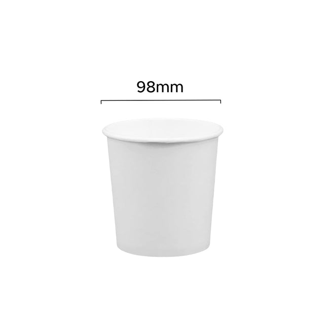 Diameter 98mm-16oz Double Poly Coated Paper Soup / Hot Food Cup 500pcs/Case
