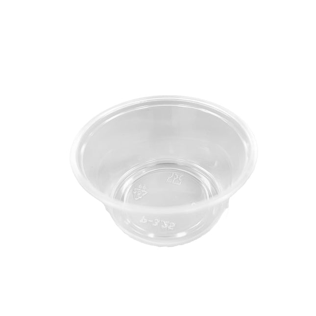 Clear Plastic Souffle Cup / Portion Cup - 3.25 oz oz. - 2500/Case