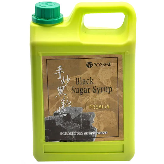 [POSSMEI] Premium Black Sugar Syrup 5.5 lbs / Bottle x 6 Bottles / Case