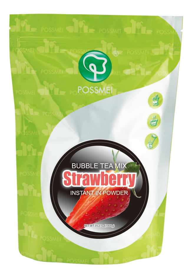 [POSSMEI] Strawberry Powder 2.2 lbs / Bag x 10 Bags / Case
