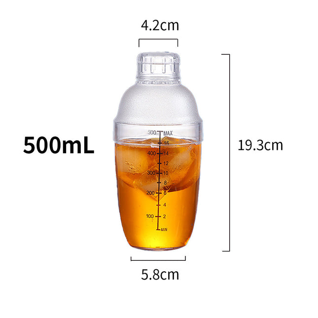 PP 500ml Shaker Cup for Bubble Tea
