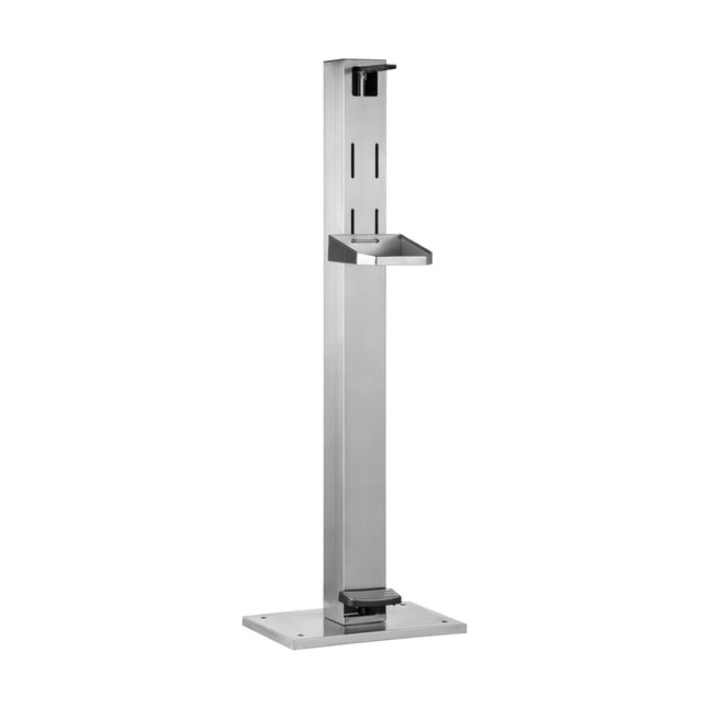 Stainless Steel Touchless Manual Foot Metal Pedal Hand Sanitizer Dispenser Floor Standing