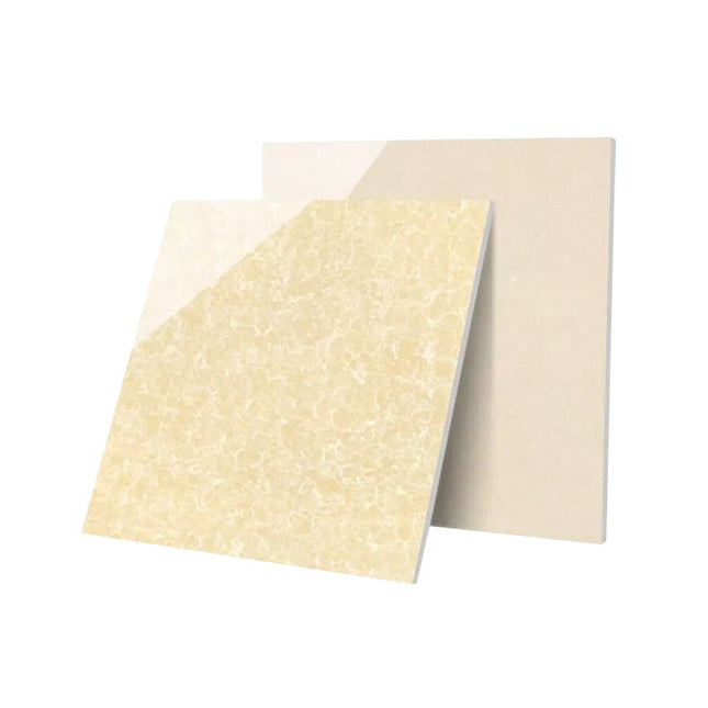 Modern Style Square Floor Tile Pure Color Straight Edge Waterproof Polished Floor Tile