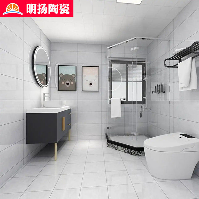 Porcelain Kitchen Bathroom Dining Room Wall Tile Size 300*600