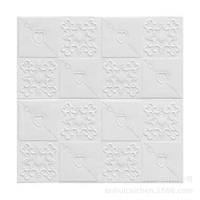 3D Waterproof Modern Upholstered Peel Stick Foam Rubber Wall Panels For Dining Room Living Room