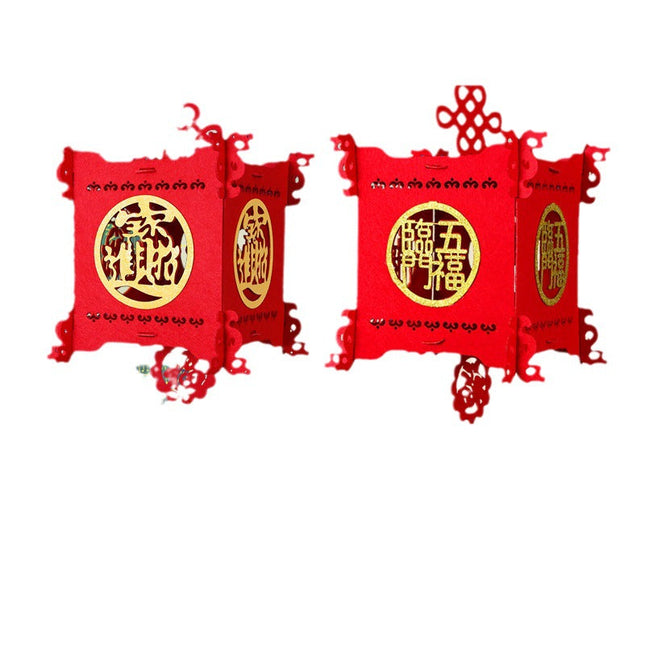 Fortune Decorative Lantern Chandelier New Year Chinese