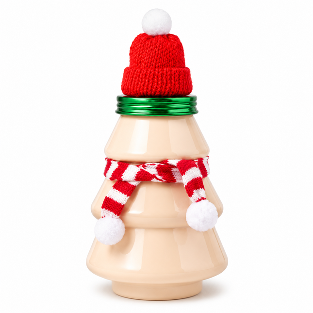 400ml / 14oz 38mm Christmas Tree PET Bottle 200pcs/Case