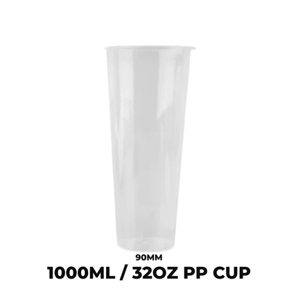 直徑90-1000毫升/32盎司PP注塑杯500個/箱