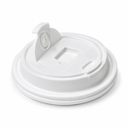 Diameter 90mm PP Double-Fold Injection Lid – White