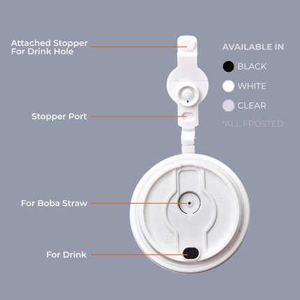 90mm Disposable Leak-Proof Dual-Hole Injection Lid with Integrated Snap-On Design