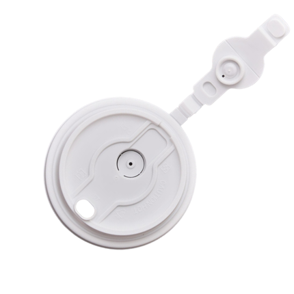 90mm Disposable Leak-Proof Dual-Hole Injection Lid with Integrated Snap-On Design