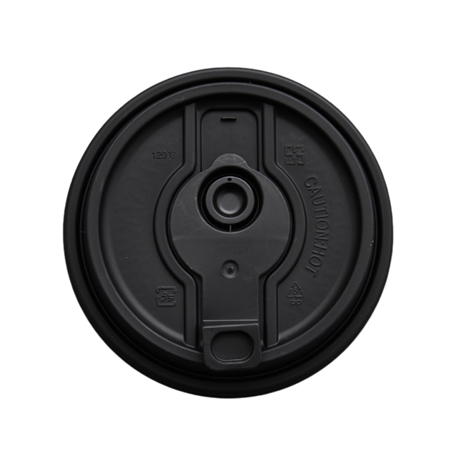 90mm Disposable Leak-Proof Dual-Hole Injection Lid , Separate Snap-On Lid and Tab Design