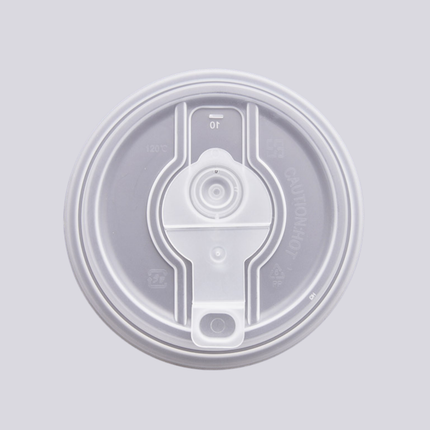 90mm Disposable Leak-Proof Dual-Hole Injection Lid , Separate Snap-On Lid and Tab Design