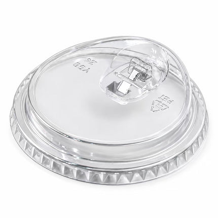95mm Clear PET High Sip-Through Lid