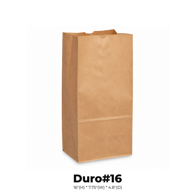 #16 (DURO) Brown Paper Bag - 400pcs/cs