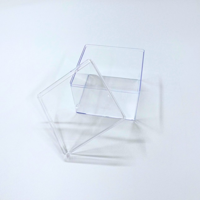 Transparent OPS Plastic Cake Container with lid 85