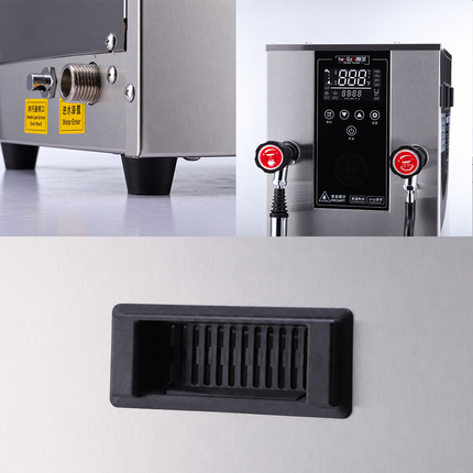 Commercial Steam and Hot Water Boiler with Milk Frother 110 V / 29.8 LBS