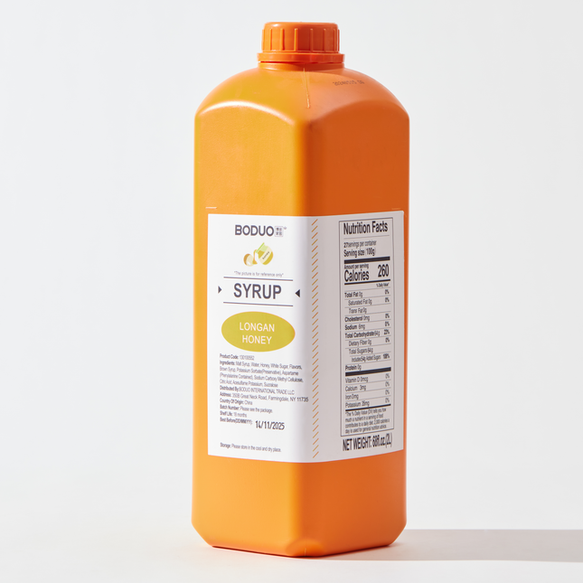 [BODUO] [MINI] Longan Honey Syrup - One Bottle [68 fl.oz.]