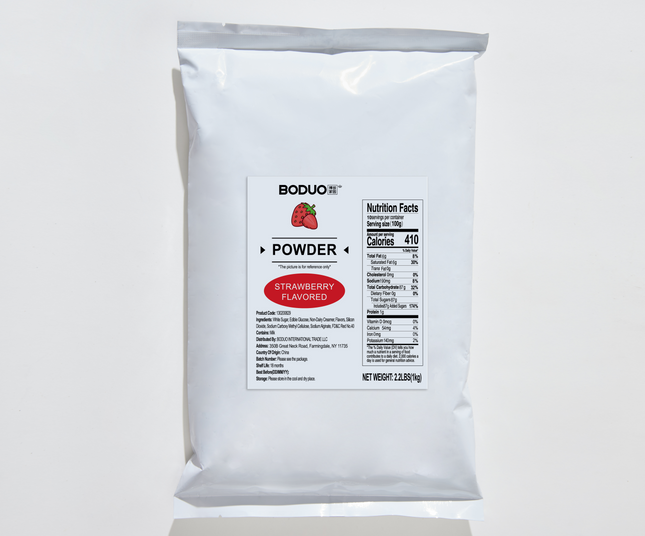 [BODUO] [MINI] Strawberry Flavored Powder - One Bag [2.2 lbs]