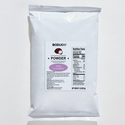 [BODUO] Taro Flavored Powder NO.1 [2.2 lbs / Bag x 20 Bags / Case]