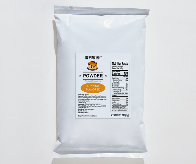 [BODUO] [MINI] Pudding Flavored Powder - One Bag [2.2 lbs]
