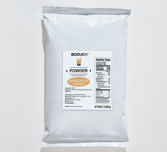 [BODUO] [MINI] Milk Tea Flavored Powder (3-in-1) - One Bag [2.2 lbs]