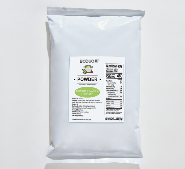 [BODUO] [MINI] Signature Matcha Flavored Powder - One Bag [2.2 lbs]