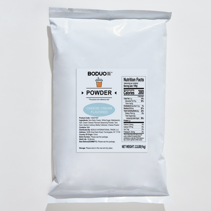 [BODUO] Cheese Cream Flavored Powder [2.2 lbs / Bag x 20 Bags / Case]