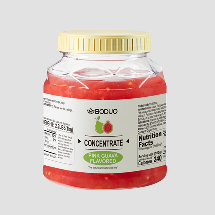 [BODUO] [MINI] Pink Guava Flavored Premium Concentrate - One Bucket [2.2 lbs]
