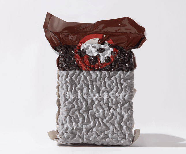 [BODUO] Black Tapioca Pearl (0.8-0.9cm) [2.2 lbs / Bag x 20 Bags / Case]