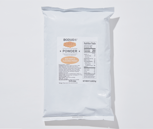 [BODUO] [MINI] Waffle Flavored Premix Powder - One Bag [2.2 lbs]