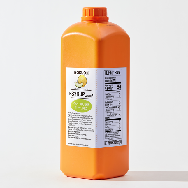 [BODUO] [MINI] Honeydew Flavored Syrup - One Bottle [68 fl.oz.]