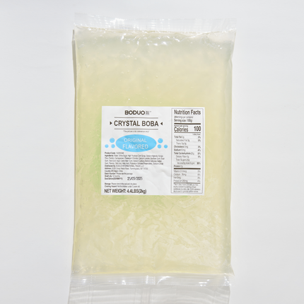 [BODUO] Original Flavored Crystall Boba [4.4 lbs / Bag x 10 Bags / Case]