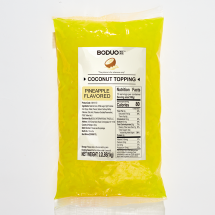 [博多] [单件装] 条状凤梨味椰果 - 1 Bag [2.2 lbs]