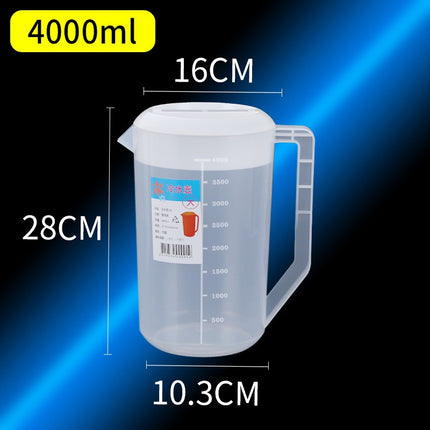 Plastic 4000ml Cold Water Pitcher 4 1/4PT