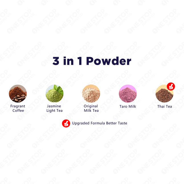 [BODUO] Milk Tea Flavored Powder (3-in-1) [2.2 lbs / Bag x 20 Bags / Case]