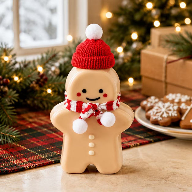 Gingerbread Man PET Plastic Cup Lifestyle Image