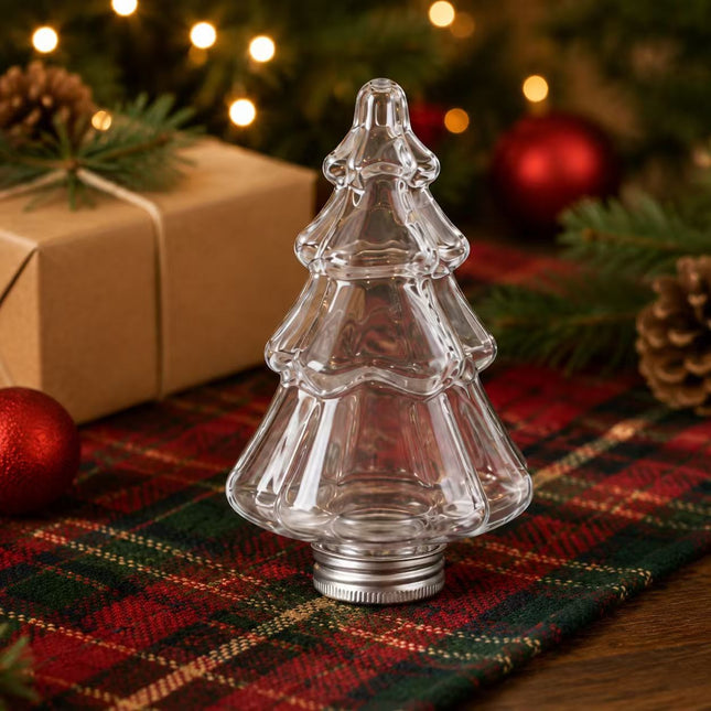 500ml / 16oz 53mm Christmas Tree PET Bottle 200pcs/Case