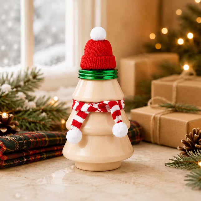 400ml / 14oz 38mm Christmas Tree PET Bottle 200pcs/Case