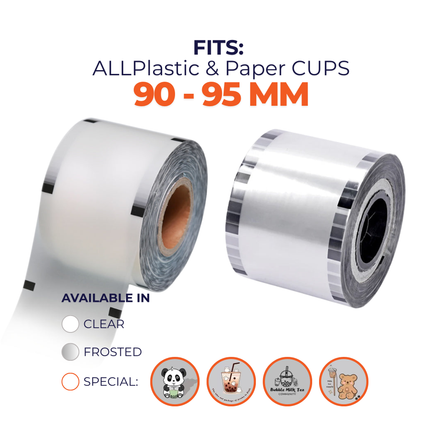 90-95毫米PP杯的塑料密封膜 3000個/卷