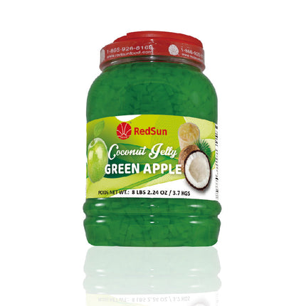 [REDSUN] GREENAPPLE JELLY  (95% JELLIES) ; 3.7KG / Bot x 4 Bots / Case