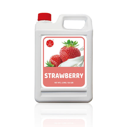 [REDSUN] STRAWBERRY SYRUP; 5KG / Bot x 4 Bots / Case