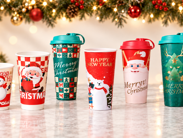 Christmas Straight-Sided Cups