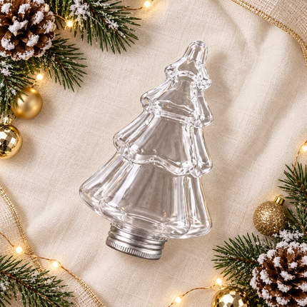 500ml / 16oz 53mm Christmas Tree PET Bottle 200pcs/Case