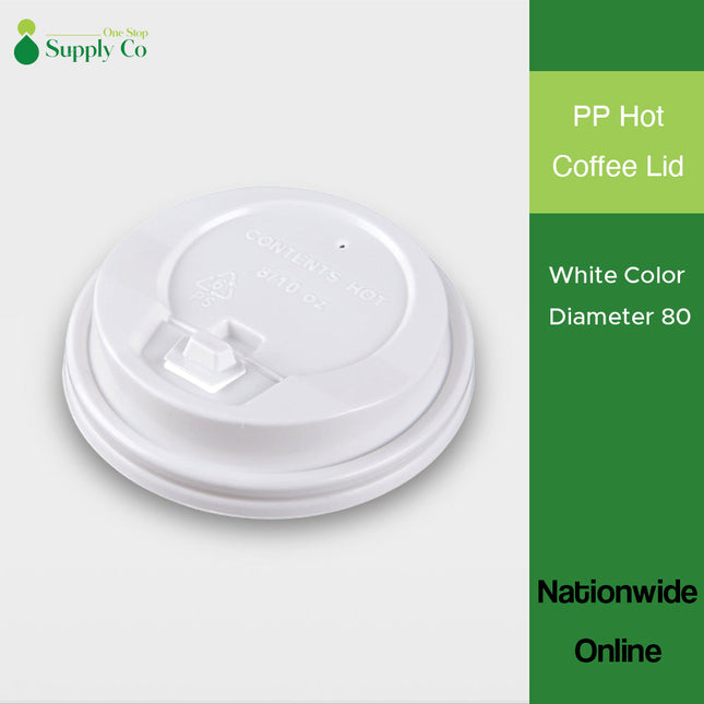 Diameter 80 PP Hot Coffee Lid / 1000pcs/Case