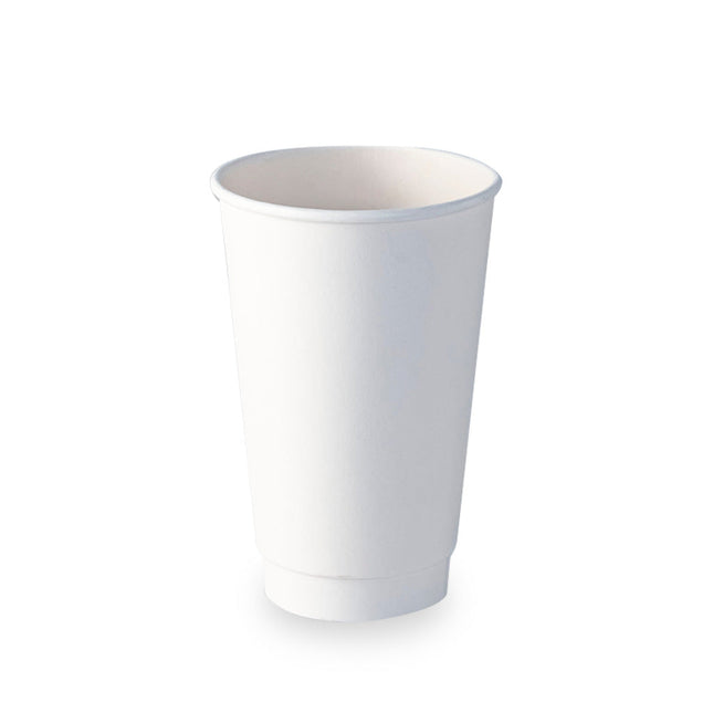 [定制包装] 直径90-500毫升/16盎司双层中空热饮纸杯500个/箱